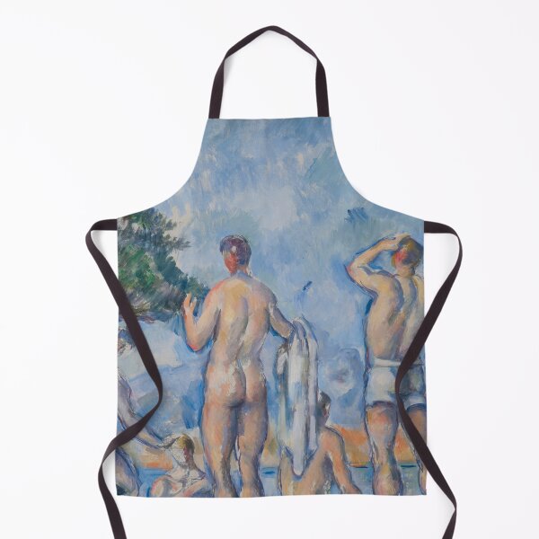 Item preview, Bathers by Paul Cézanne: Post Impressionist Lakeside Nude Art Print designed and sold by artofuniverse.