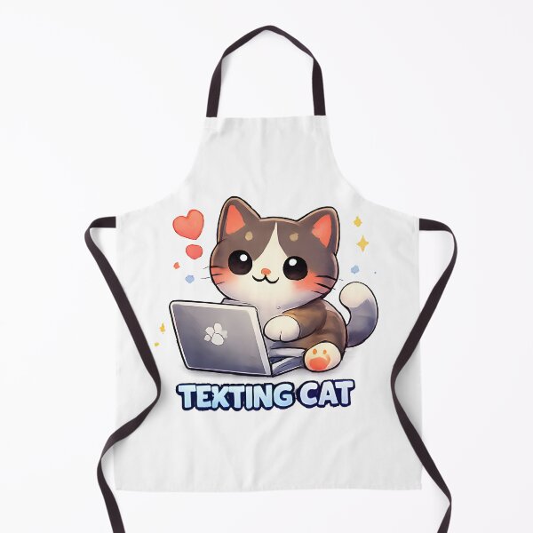 Item preview, Kawaii Cute Laptop Cat designed and sold by VictorySticker.