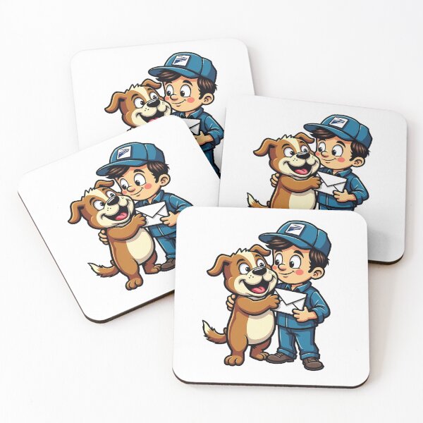 Item preview, Dog and Mailman Peace designed and sold by BysonDesigns.