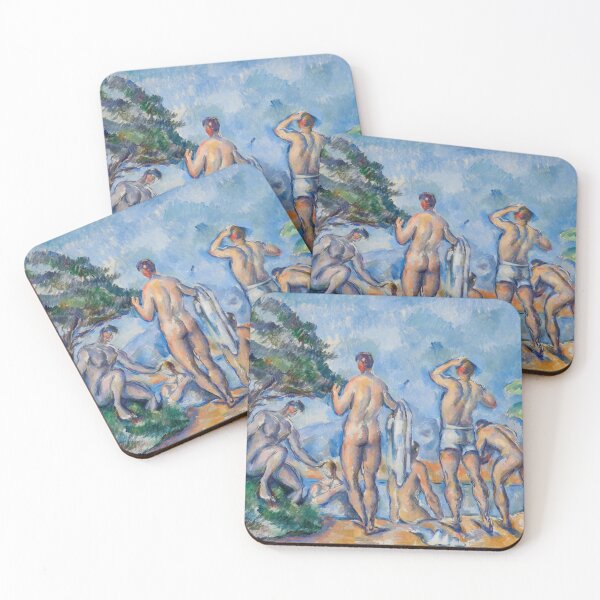 Item preview, Bathers by Paul Cézanne: Post Impressionist Figurative Landscape Poster designed and sold by artofuniverse.