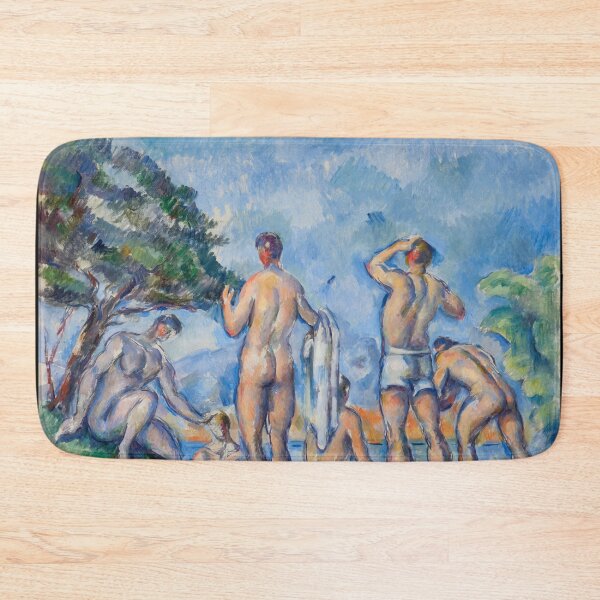 Item preview, Bathers by Paul Cézanne: Post Impressionist Figurative Landscape Poster designed and sold by artofuniverse.