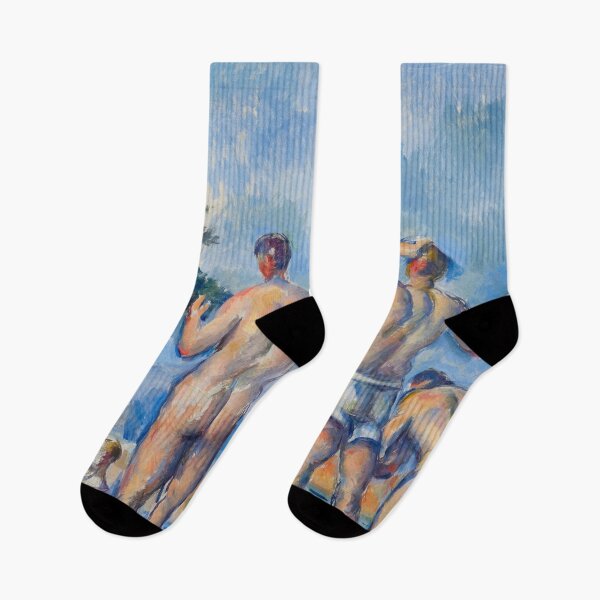 Item preview, Bathers by Paul Cézanne: Post Impressionist Figurative Landscape Poster designed and sold by artofuniverse.