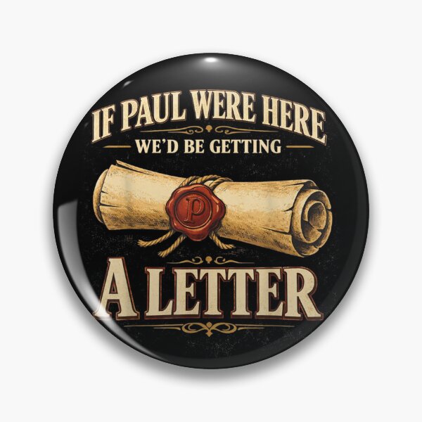 Item preview, If Paul Were Here We Would Be Getting A Letter Vintage Scroll designed and sold by ObukiLantara.
