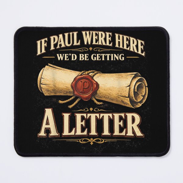 Item preview, If Paul Were Here We Would Be Getting A Letter Vintage Scroll designed and sold by ObukiLantara.