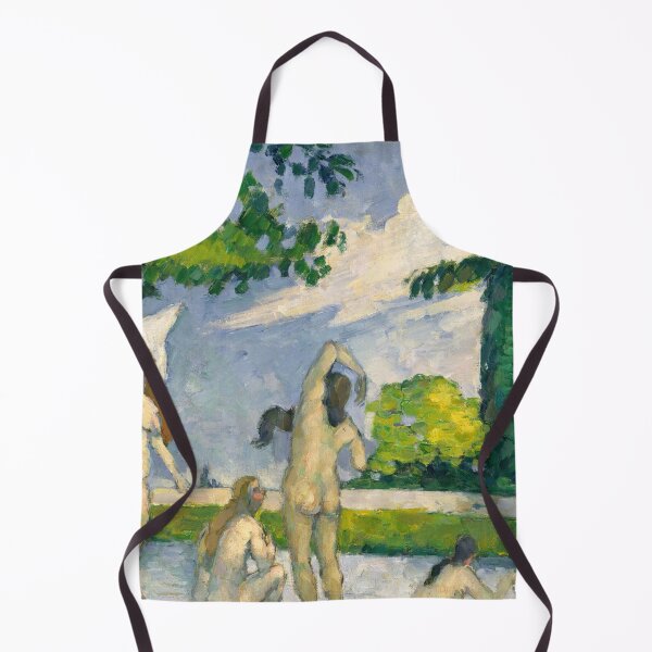 Item preview, Bathers by Paul Cézanne: Post Impressionist Riverside Nude Art Print designed and sold by artofuniverse.