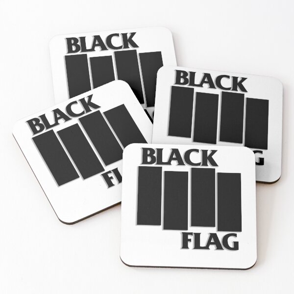 Item preview, Black Flag Band logo designed and sold by AllSeasons Art.