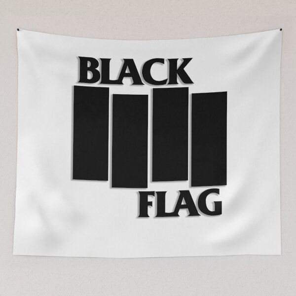Item preview, Black Flag Band logo designed and sold by AllSeasons Art.