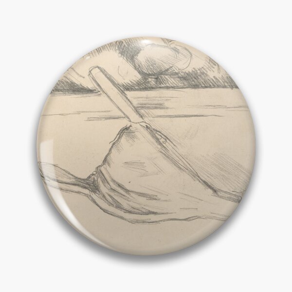 Item preview, Bellows in Front of a Fireplace by Paul Cézanne: Minimalist Line Drawing designed and sold by artofuniverse.