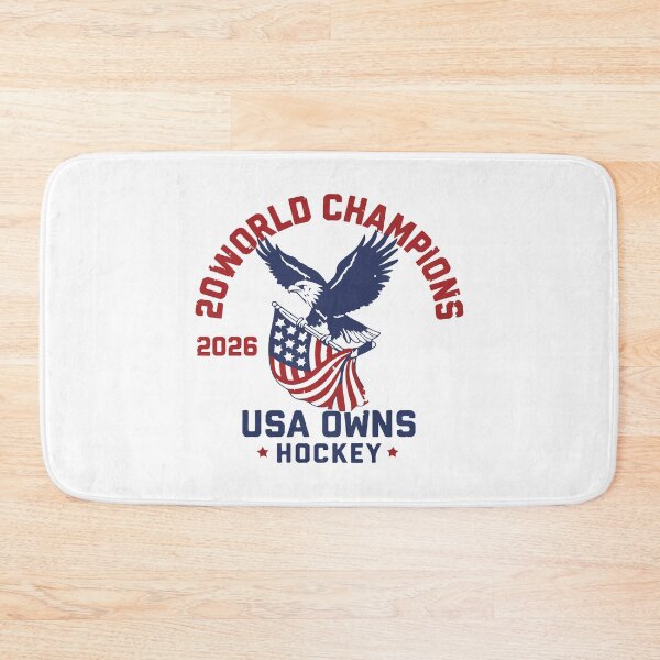 Item preview, 2026 World Champions USA Owns Hockey Patriotic Eagle Design designed and sold by kiralynstration.