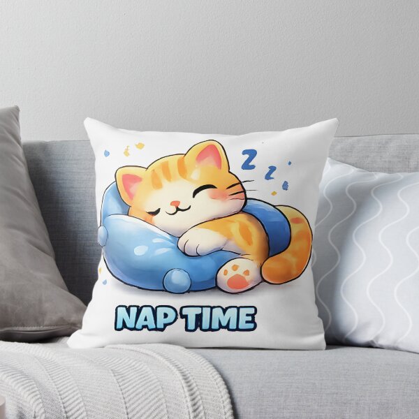 Item preview, Kawaii Cute Sleeping Cat designed and sold by VictorySticker.