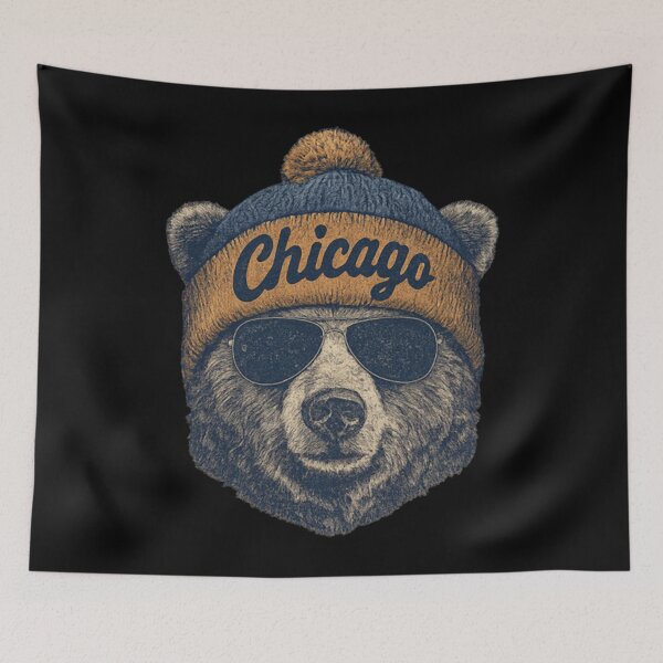 Aperçu de l'œuvre Chicago Bears créée et vendue par yeahgiving.