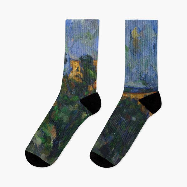 Item preview, Chateau Noir by Paul Cézanne: Post Impressionist Architectural Landscape Poster designed and sold by artofuniverse.