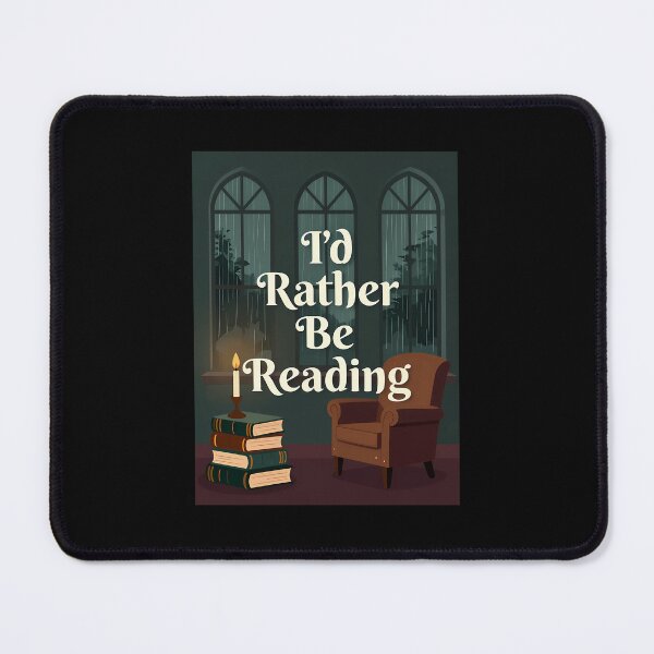 Item preview, Id Rather Be Reading Vintage Window designed and sold by wbshgapdji73.