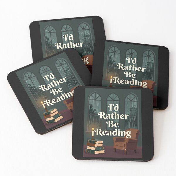 Item preview, Id Rather Be Reading Vintage Window designed and sold by wbshgapdji73.