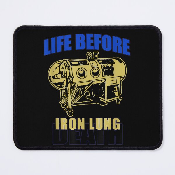 Item preview, Life Before Iron Lung Death Medical History Polio Awareness Vintage Art designed and sold by ObukiLantara.