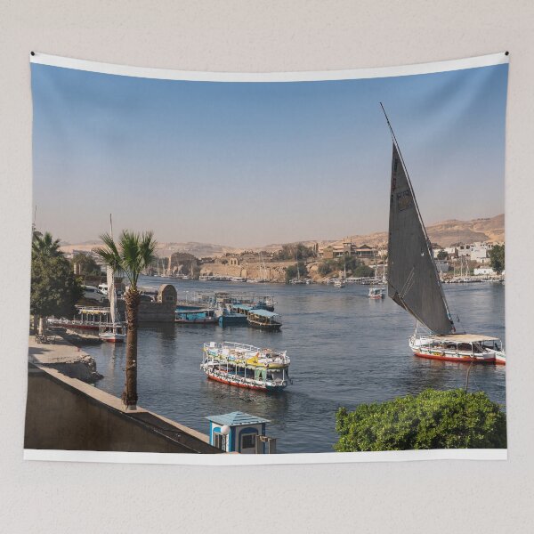 Item preview, Aswan Nile Riverscape  designed and sold by hawkie.
