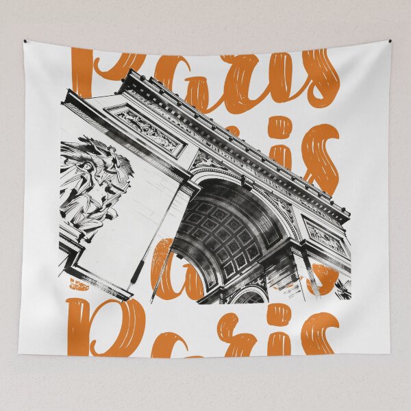 Item preview, Arc de Triomphe, Paris, France, Landmark Architecture Travel Art designed and sold by Wanderful-roads.