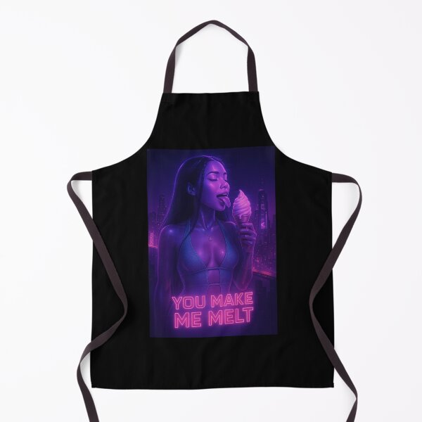 Item preview, You Make Me Melt – Neon Sweet Goddess Heat Cyberpunk Art designed and sold by DyfunctionalTee.