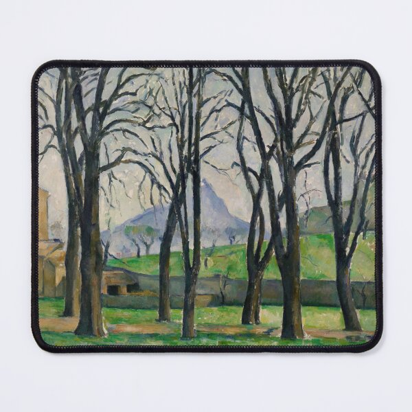Item preview, Chestnut Trees at Jas De Bouffan by Paul Cézanne: Post Impressionist Landscape designed and sold by artofuniverse.