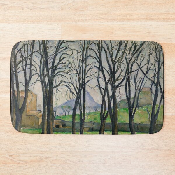 Item preview, Chestnut Trees at Jas De Bouffan by Paul Cézanne: Post Impressionist Landscape designed and sold by artofuniverse.