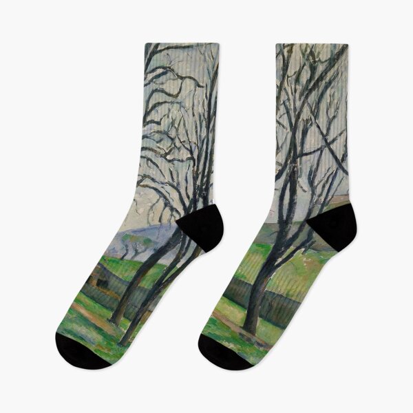 Item preview, Chestnut Trees at Jas De Bouffan by Paul Cézanne: Post Impressionist Landscape designed and sold by artofuniverse.