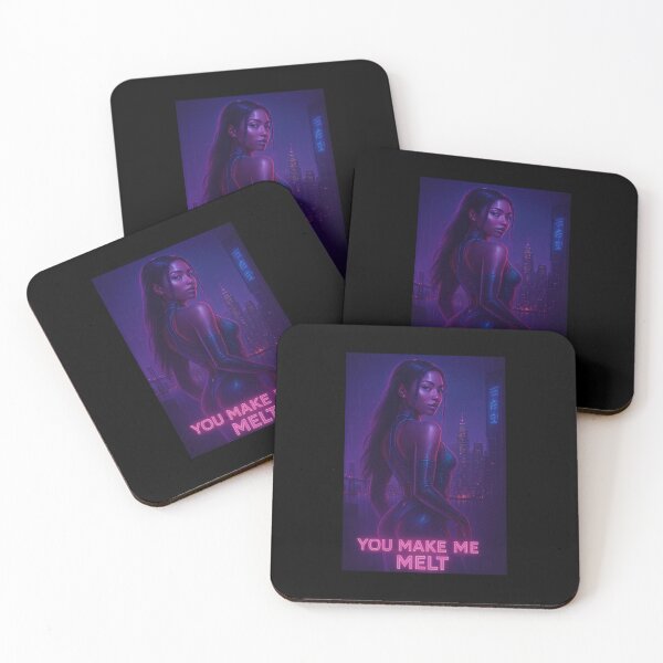 Item preview, You Make Me Melt – Neon Bay Area Heatwave Goddess designed and sold by DyfunctionalTee.