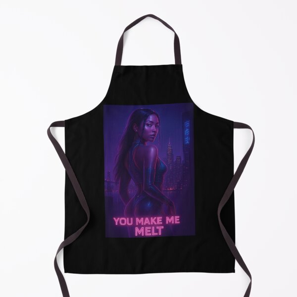 Item preview, You Make Me Melt – Neon Bay Area Heatwave Goddess designed and sold by DyfunctionalTee.