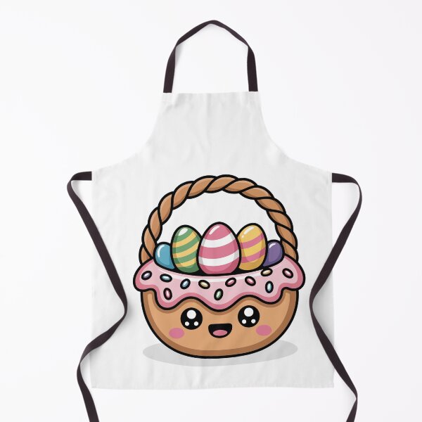 Item preview, Kawaii Easter Basket with Eggs designed and sold by jkrphoto.