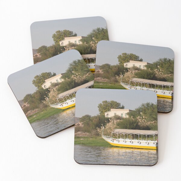Item preview, Yellow boat on the Nile  designed and sold by hawkie.