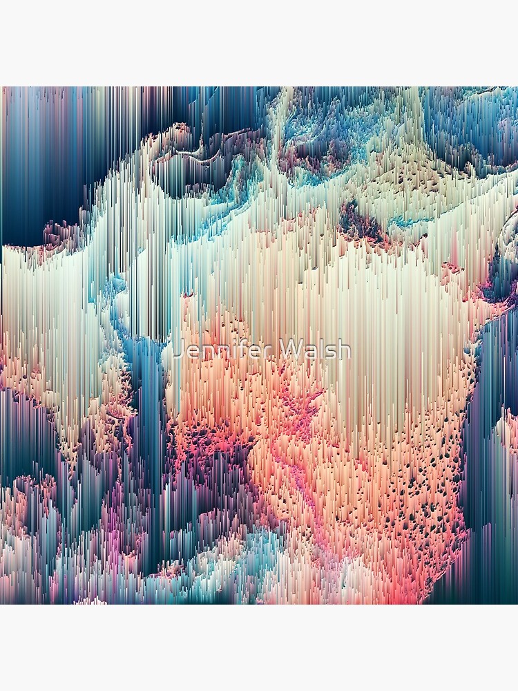 Fairyland - Abstract Glitchy Pixel Art by InsertTitleHere