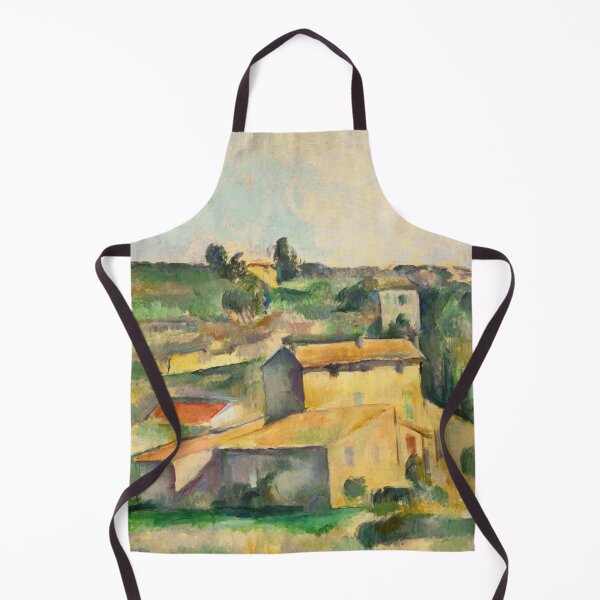 Item preview, Fields at Bellevue by Paul Cézanne: Post Impressionist Landscape Poster designed and sold by artofuniverse.