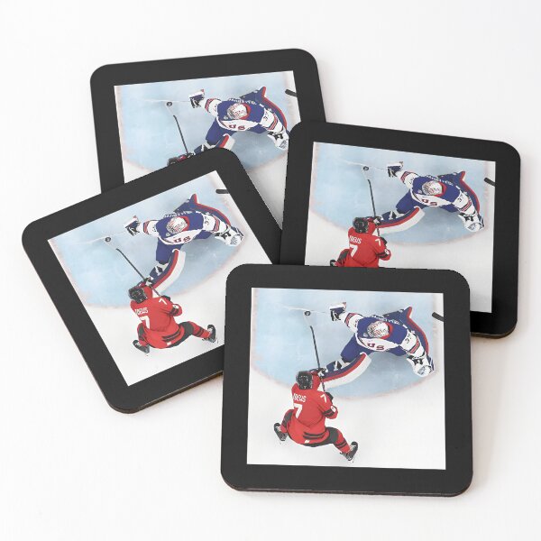 Item preview, Connor Hellebuyck Goalie Save USA Gold designed and sold by CLOUDYMOODS.