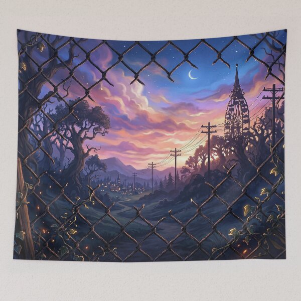 Item preview, Enchanting view through the chain-link fence designed and sold by Sigtrix.