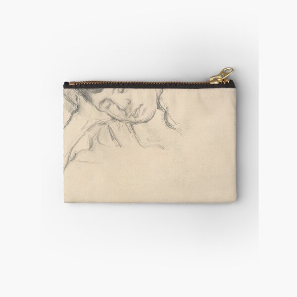 Item preview, Figure Resting Head on Hand by Paul Cézanne: Minimalist Figure Study Poster designed and sold by artofuniverse.