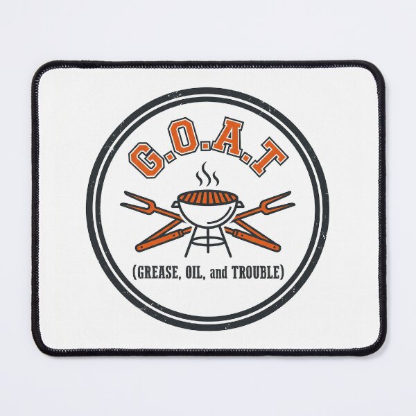 Item preview, Funny Grilling GOAT BBQ Dad Joke designed and sold by icemanphotos.