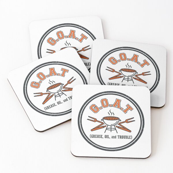 Item preview, Funny Grilling GOAT BBQ Dad Joke designed and sold by icemanphotos.