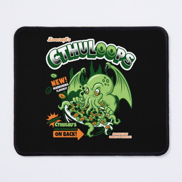Item preview, Lovecraft Mind Bending Maze On Back An Excellent Source Of Anxiety Cthuloops! All New Flavors! designed and sold by yeahgiving.