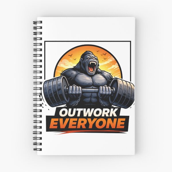 Item preview, Outwork Everyone Gorilla Gym Motivation designed and sold by the-dovlat.