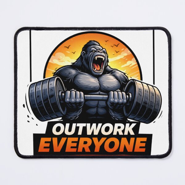 Item preview, Outwork Everyone Gorilla Gym Motivation designed and sold by the-dovlat.