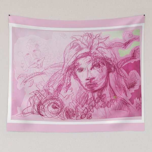 Item preview, Universal Harlequin Fairy - Original Pencil Drawing by ACCI designed and sold by VanyssaGraphics.