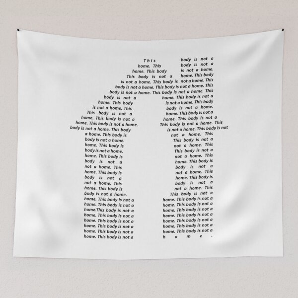 Item preview, This Body Is Not A Home Quote designed and sold by wbshgapdji73.