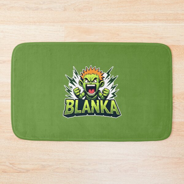 Item preview, Cute Orange and Green Street Fighter Blanka - Funny Retro Gamer art (Version 2) designed and sold by SlightlyUnreal.