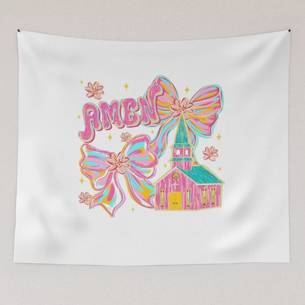 Item preview, Floral Amen Christian Coquette designed and sold by Lakatosarpad.