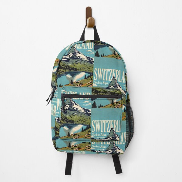 Item preview, Swiss Alps Switzerland Vintage Travel Wall Art designed and sold by Atlas Poster Co..