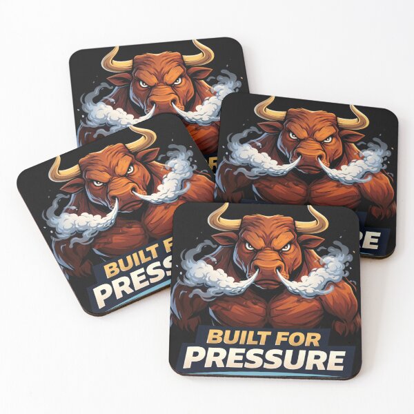 Item preview, Built For Pressure Bull Motivation designed and sold by the-dovlat.