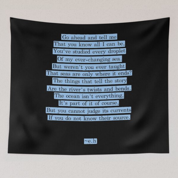 Item preview, Eh Poetry Apathy Text Art designed and sold by wbshgapdji73.