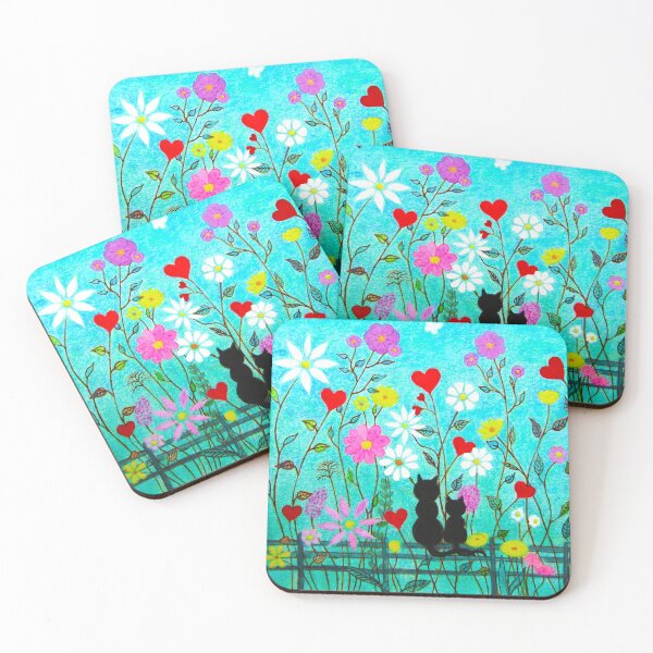 Item preview, Mothers Day, Cats Flowers Hearts and Butterflies designed and sold by ClaudinesArt.