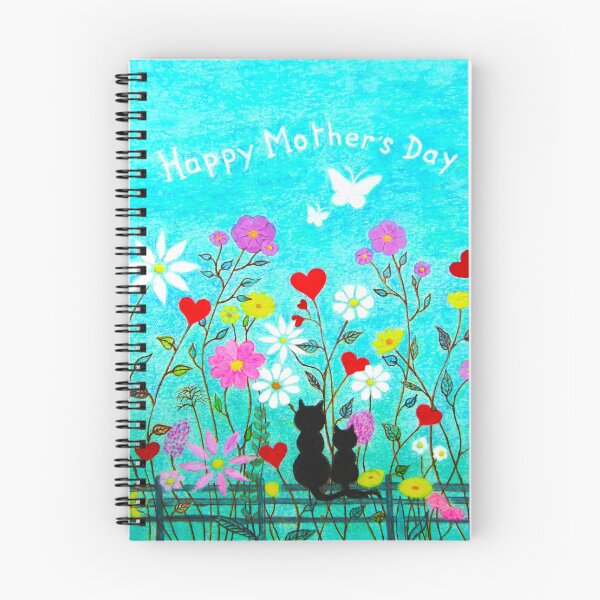Item preview, Mothers Day, Cats Flowers Hearts and Butterflies designed and sold by ClaudinesArt.