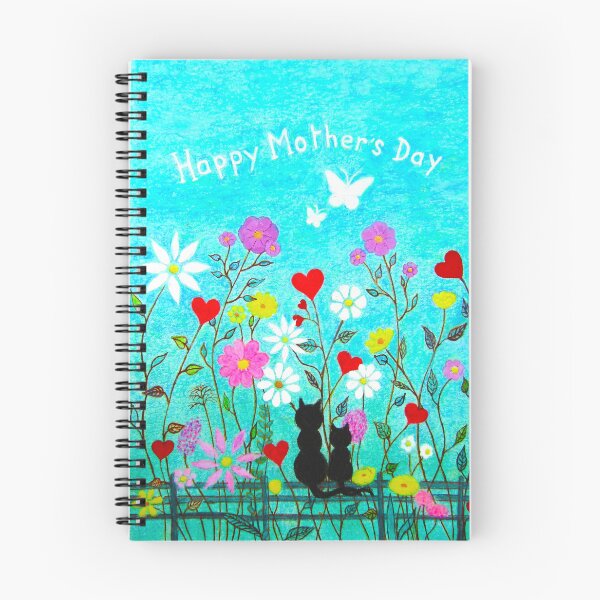 Item preview, Mothers Day, Cats Flowers Hearts and Butterflies designed and sold by ClaudinesArt.