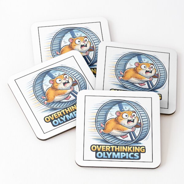 Item preview, Overthinking Olympics Funny Hamster designed and sold by the-dovlat.